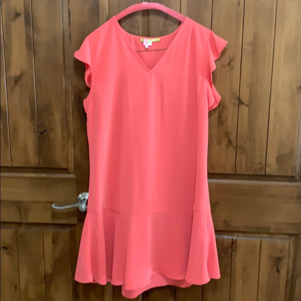 Peach dress